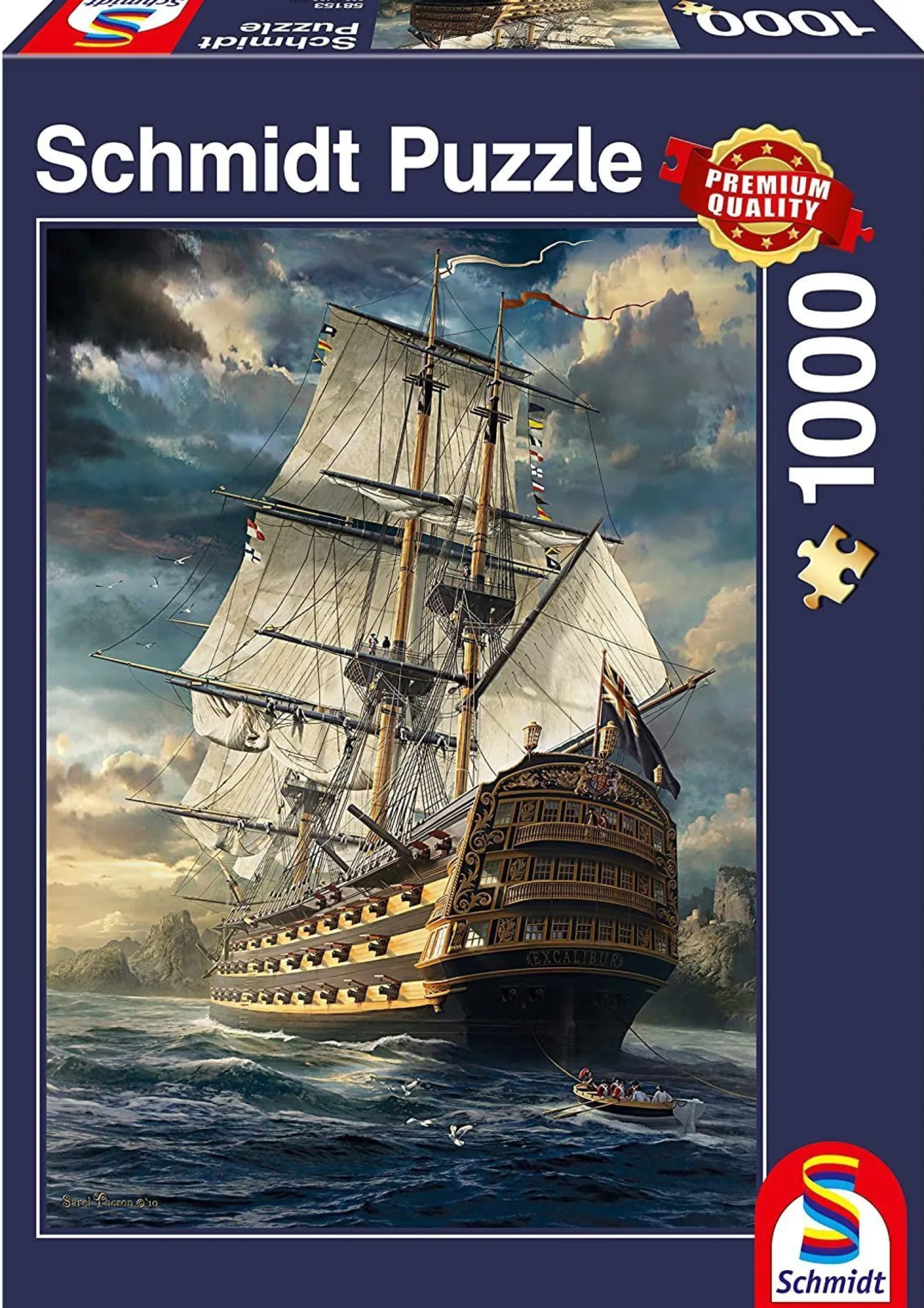 PQ Puzzle 1000 el. Żagle w górę