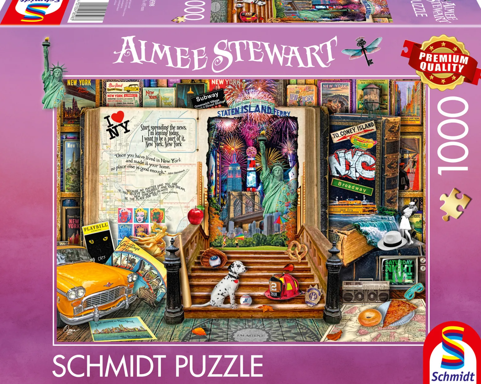 PQ Puzzle 1000 el. AIMEE STEWART Wspomnienia z Nowego Jorku / USA