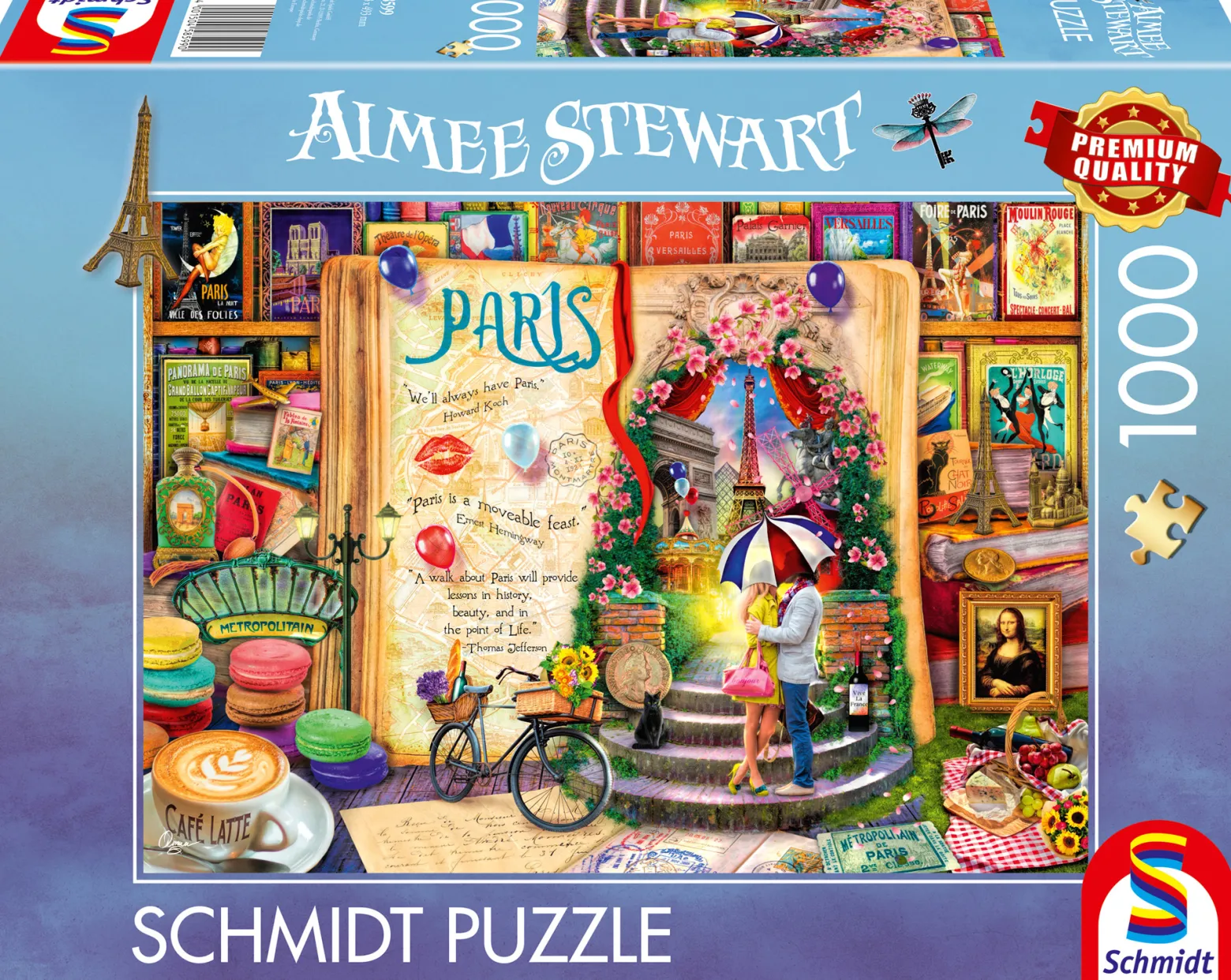 PQ Puzzle 1000 el. AIMEE STEWART Wspomnienia z Paryża / Francja