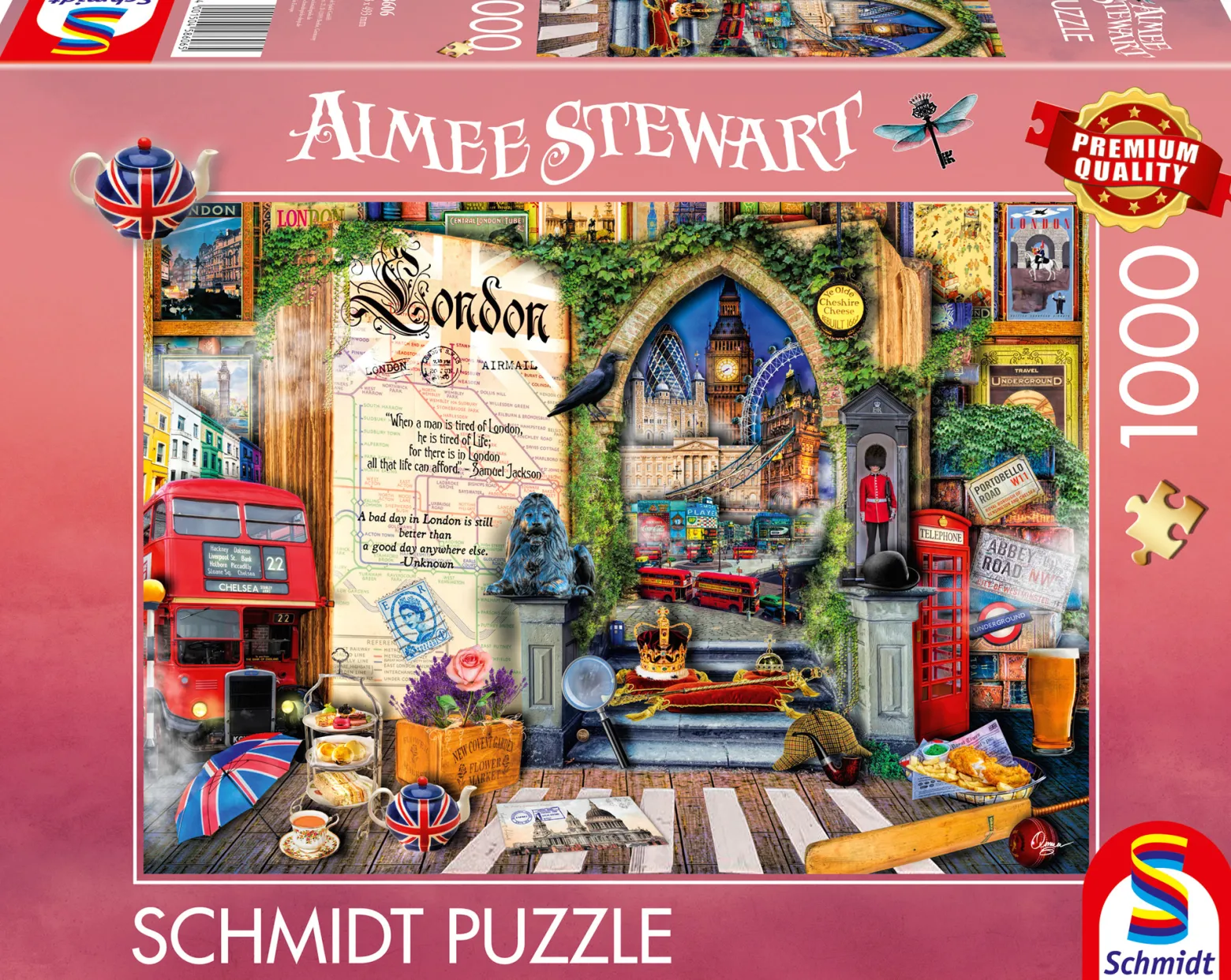 PQ Puzzle 1000 el. AIMEE STEWART Wspomnienia z Londynu / Anglia