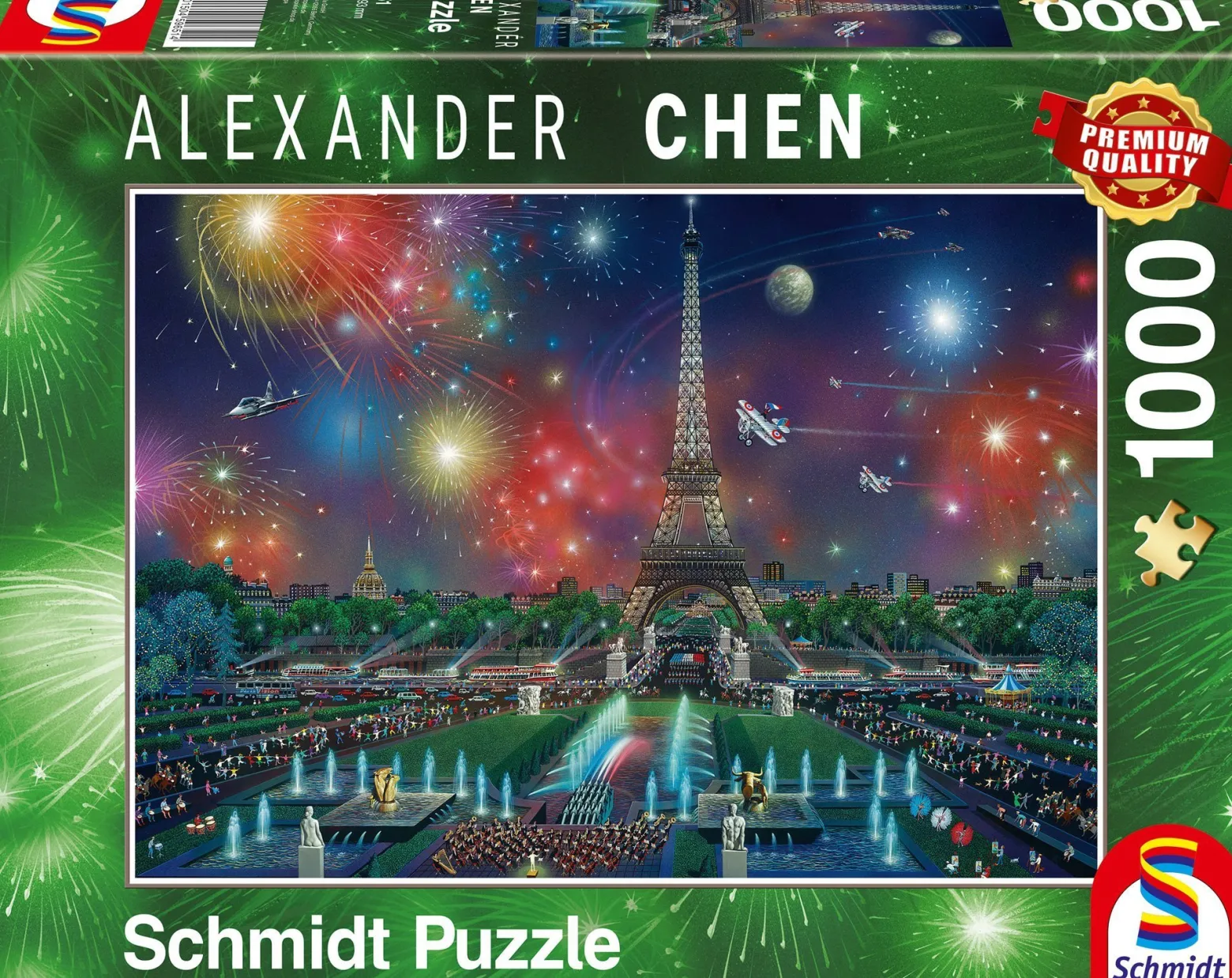 PQ Puzzle 1000 el. ALEXANDER CHEN Fajerwerki nad Wieżą Eiffla