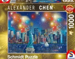 PQ Puzzle 1000 el. ALEXANDER CHEN Fajerwerki nad Statuą Wolności