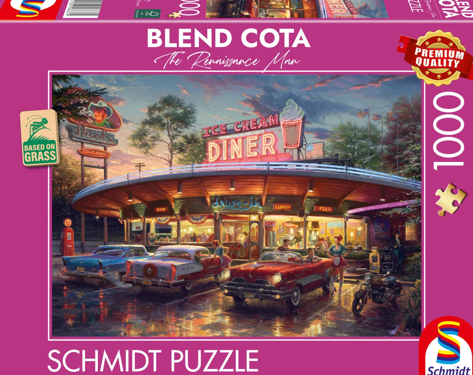 PQ Puzzle 1000 el. BLEND COTA Amerykańska restauracja