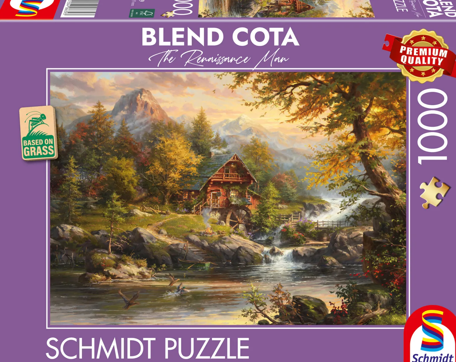 PQ Puzzle 1000 el. BLEND COTA Dom na lato
