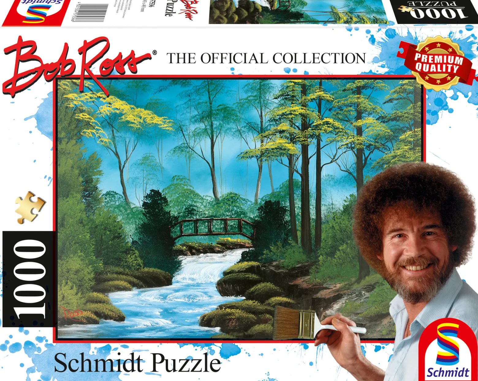 PQ Puzzle 1000 el. BOB ROSS Samotny most