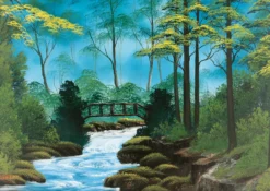 PQ Puzzle 1000 el. BOB ROSS Samotny most