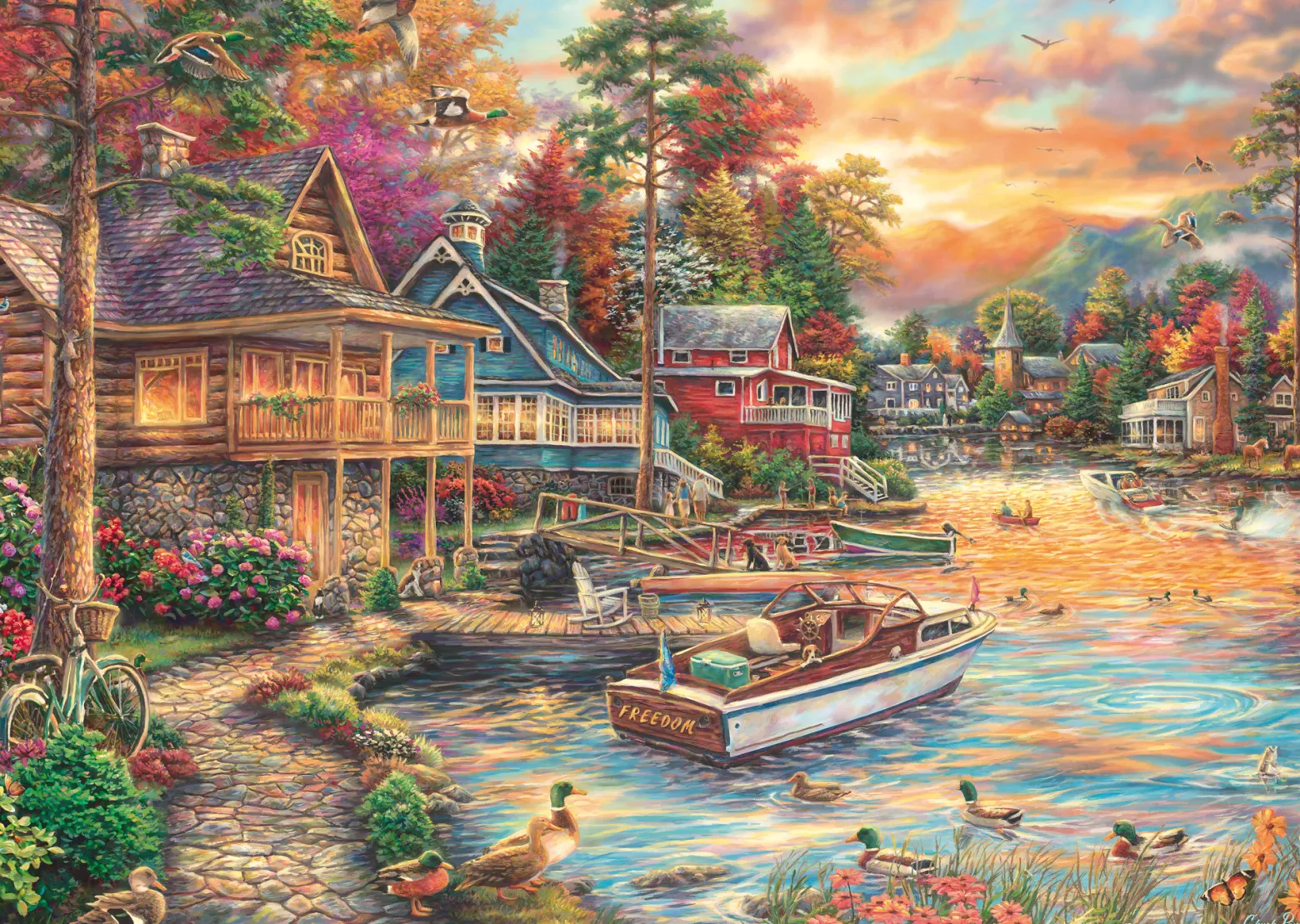 PQ Puzzle 1000 el. CHUCK PINSON Domek na wakacje