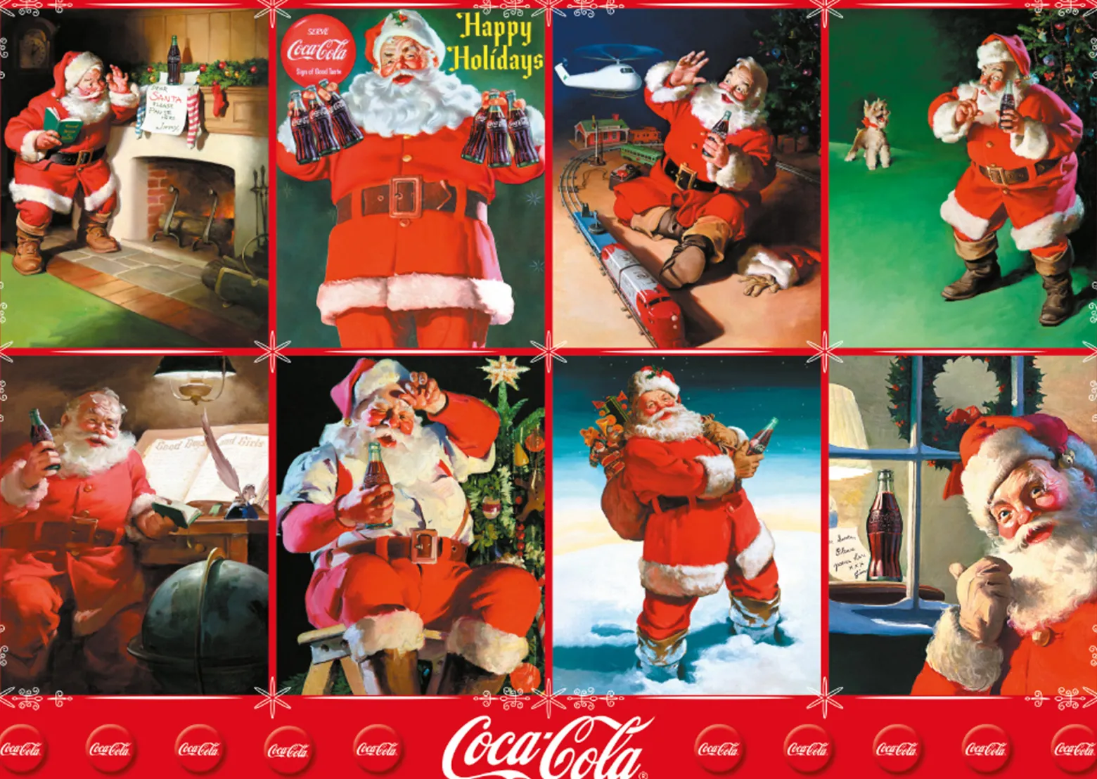 PQ Puzzle 1000 el. COCA-COLA Święty Mikołaj