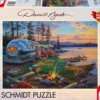 PQ Puzzle 1000 el. DARREL BUSH Ognisko nad jeziorem