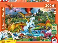 PQ Puzzle 200 el. Dinozaury