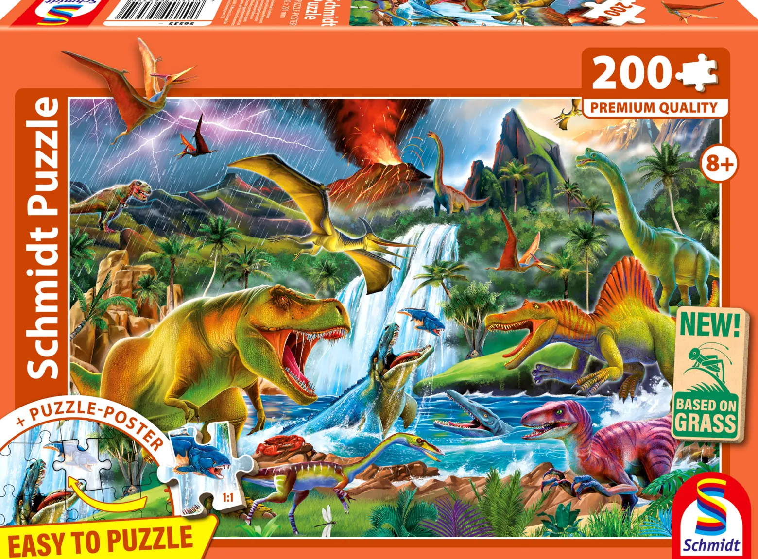 PQ Puzzle 200 el. Dinozaury