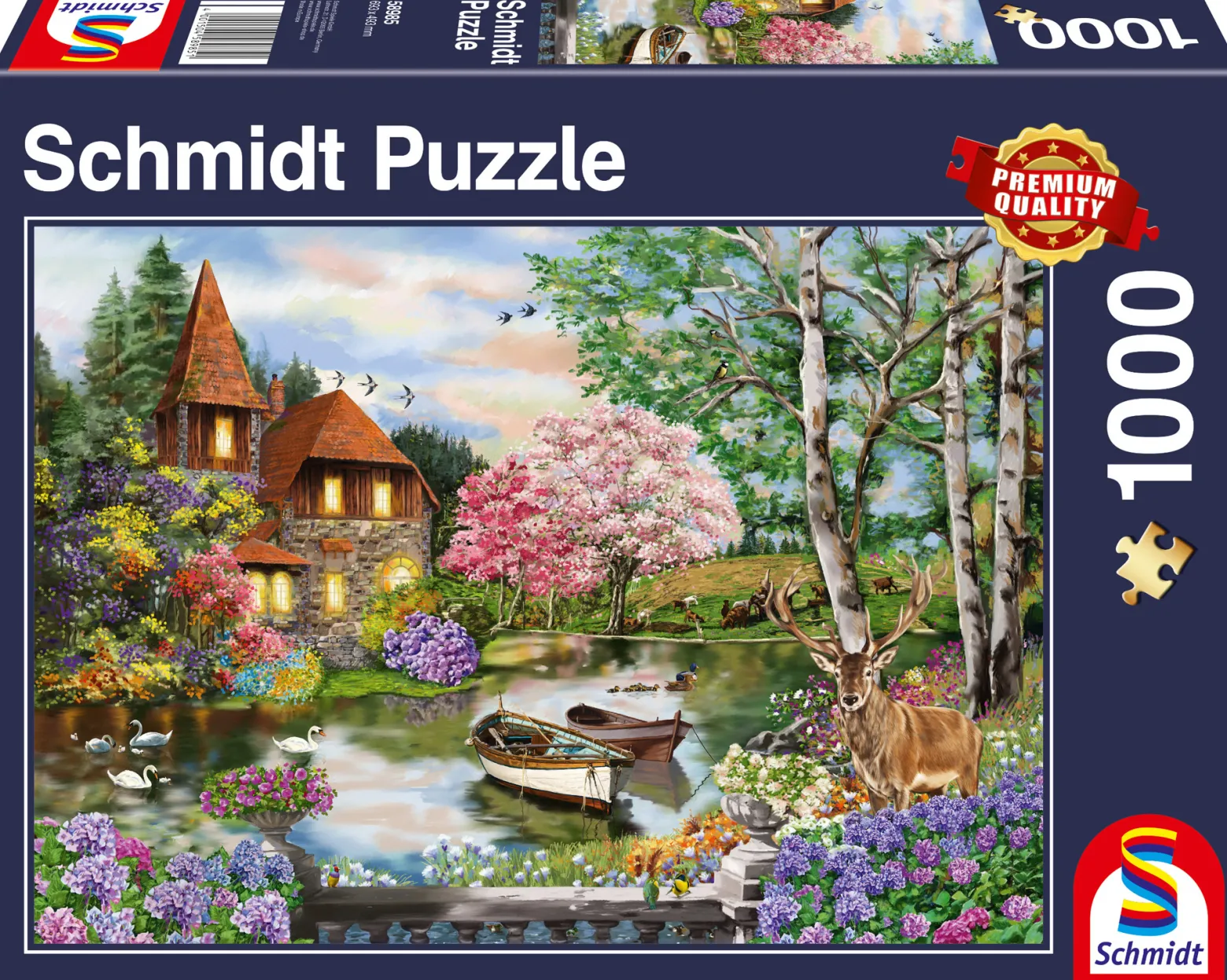 PQ Puzzle 1000 el. Dom nad jeziorem