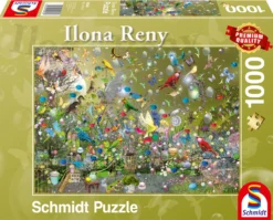PQ Puzzle 1000 el. ILONA RENY Papugi w dżungli
