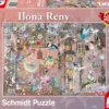 PQ Puzzle 1000 el. ILONA RENY Różowe piękno