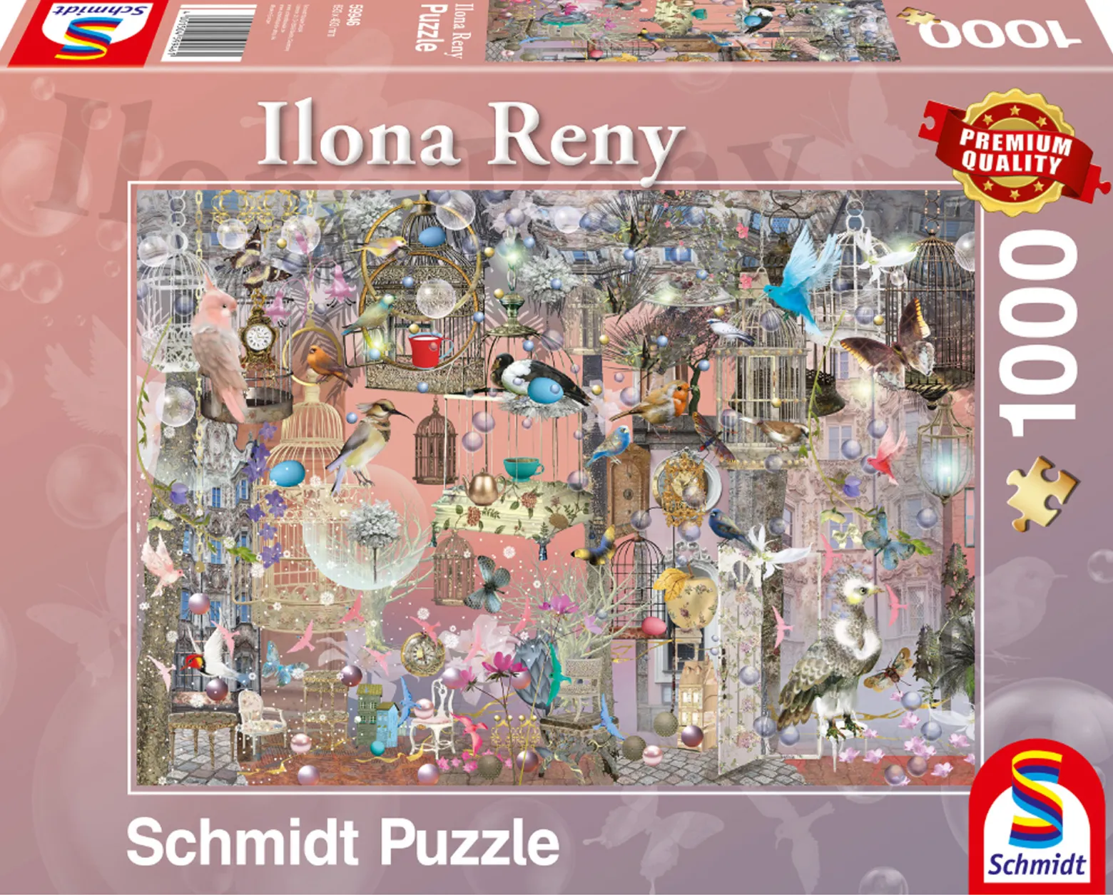 PQ Puzzle 1000 el. ILONA RENY Różowe piękno