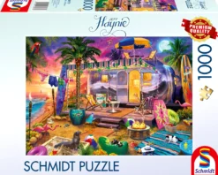 PQ Puzzle 1000 el. JEFF HAYNIE Mobilny domek przy plaży