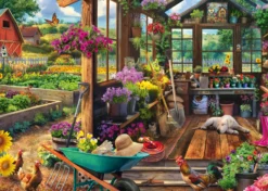 PQ Puzzle 1000 el. JEFF HAYNIE Szopa ogrodowa