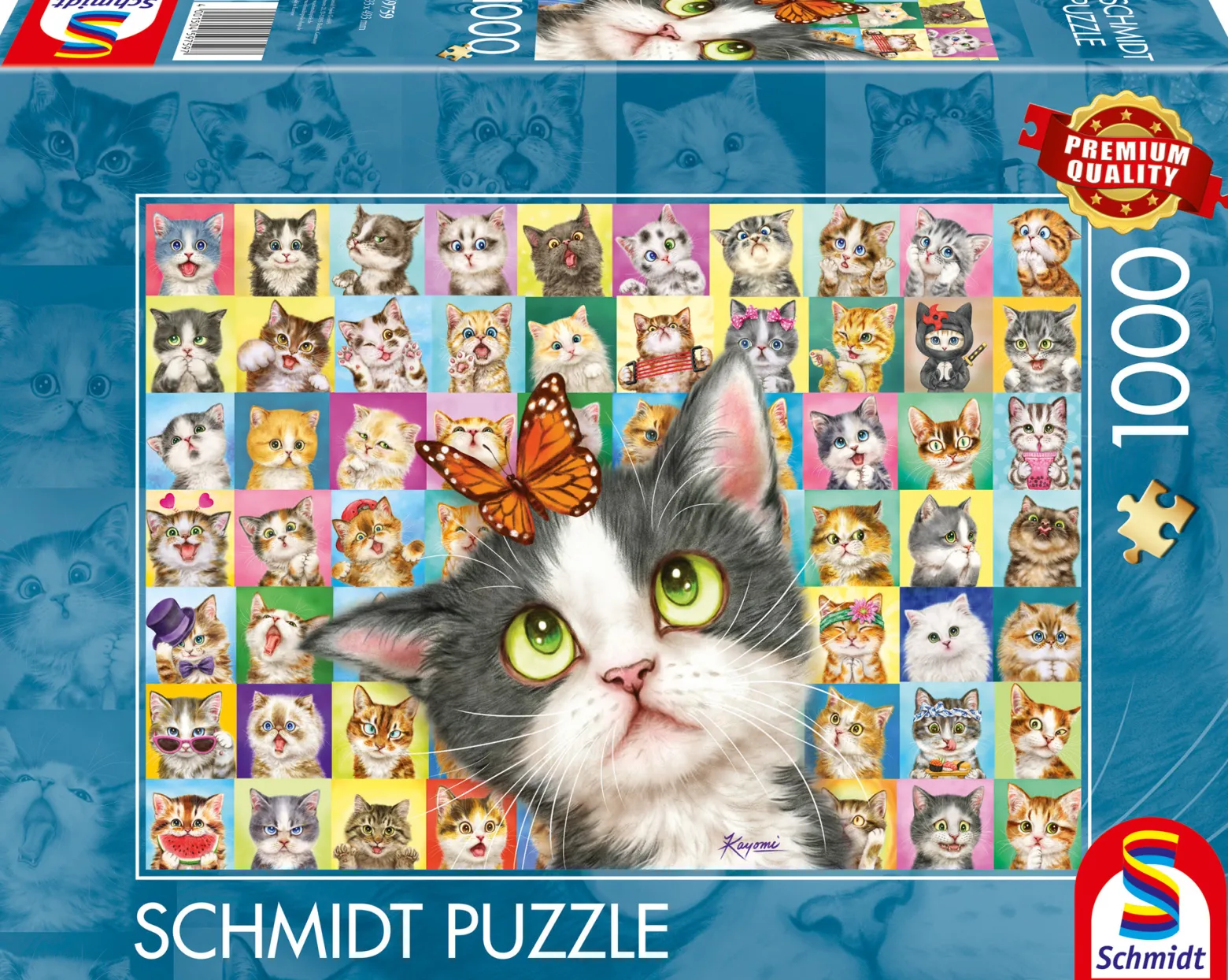 PQ Puzzle 1000 el. Kocia mimika