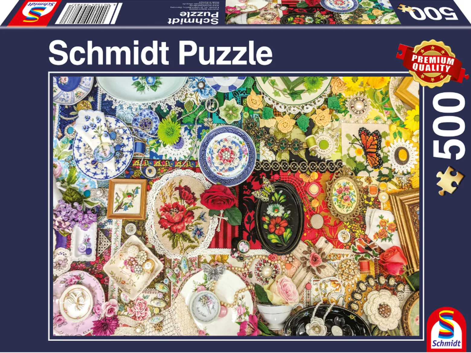 PQ Puzzle 500 el. Kolorowe ozdoby