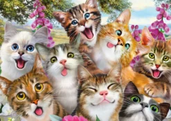 PQ Puzzle 500 el. Koty robią selfie
