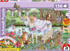 PQ Puzzle 150 el. Księżniczka i jednorożec