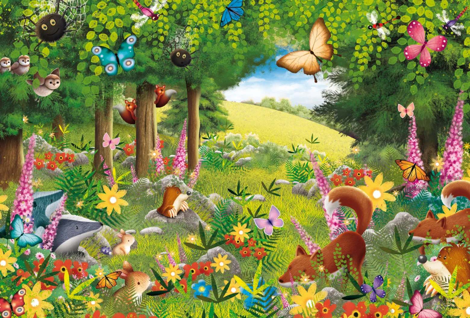 PQ Puzzle 60 el. Lisy i przyjaciele