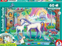 PQ Puzzle 60 el. Mama jednorożec i źrebię