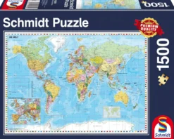 PQ Puzzle 1500 el. Mapa świata