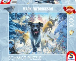 PQ Puzzle 1000 el. MARK FREDRICKSON Labrador na śniegu