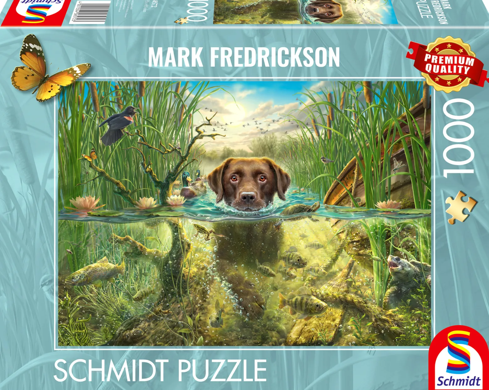 PQ Puzzle 1000 el. MARK FREDRICKSON Psia kąpiel
