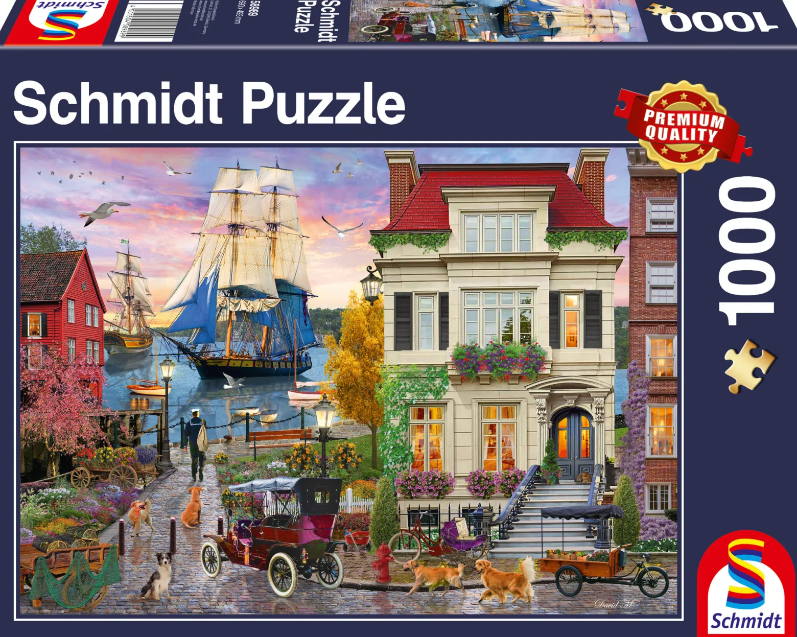 PQ Puzzle 1000 el. Miasto portowe