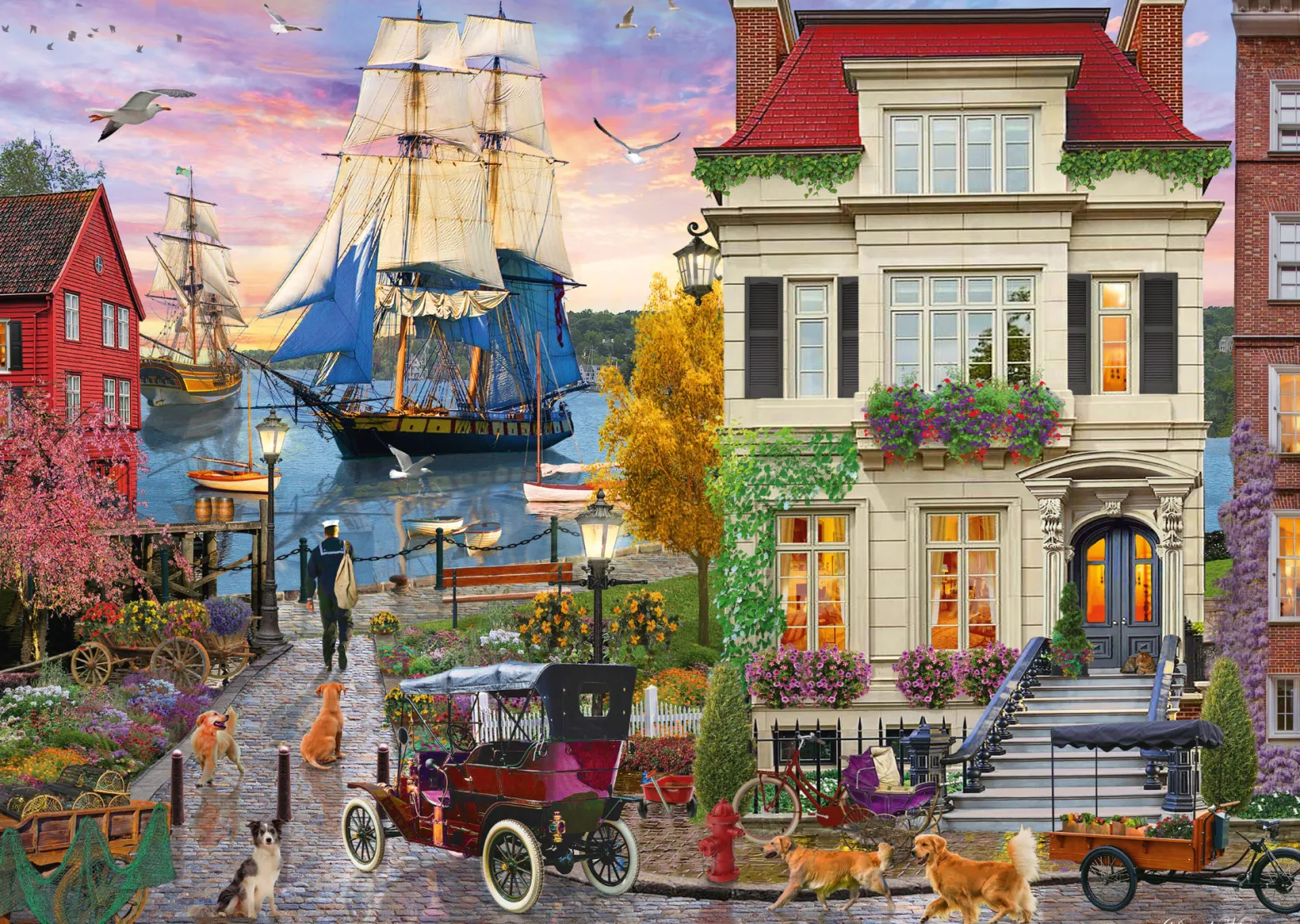 PQ Puzzle 1000 el. Miasto portowe