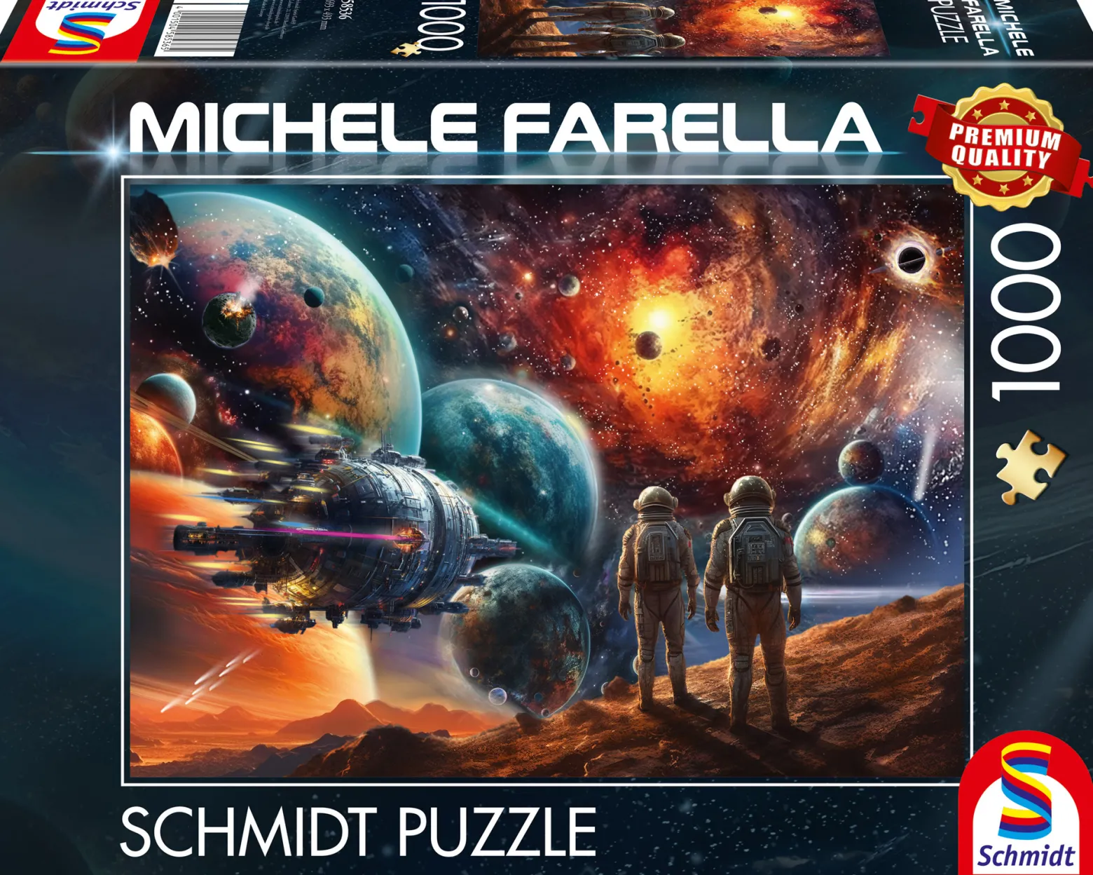 PQ Puzzle 1000 el. MICHELE FARELLA Kosmiczna podróż