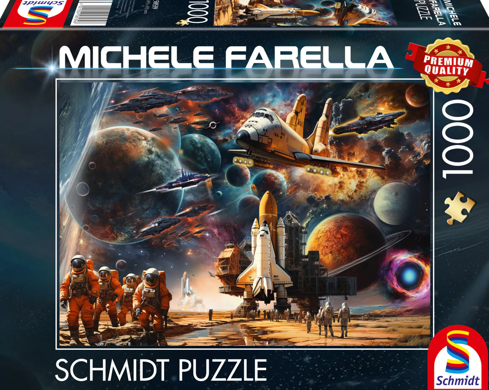 PQ Puzzle 1000 el. MICHELE FARELLA Podróż do odległych galaktyk