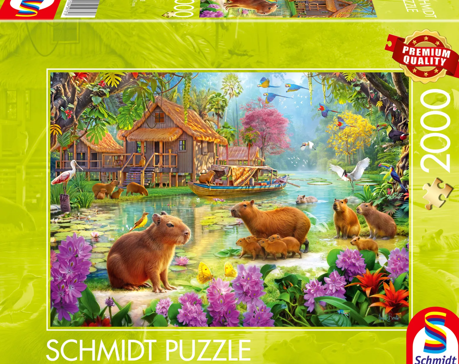PQ Puzzle 2000 el. Oaza kapibar