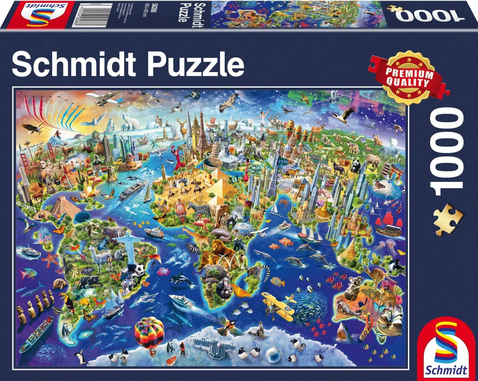 PQ Puzzle 1000 el. Odkrywanie świata