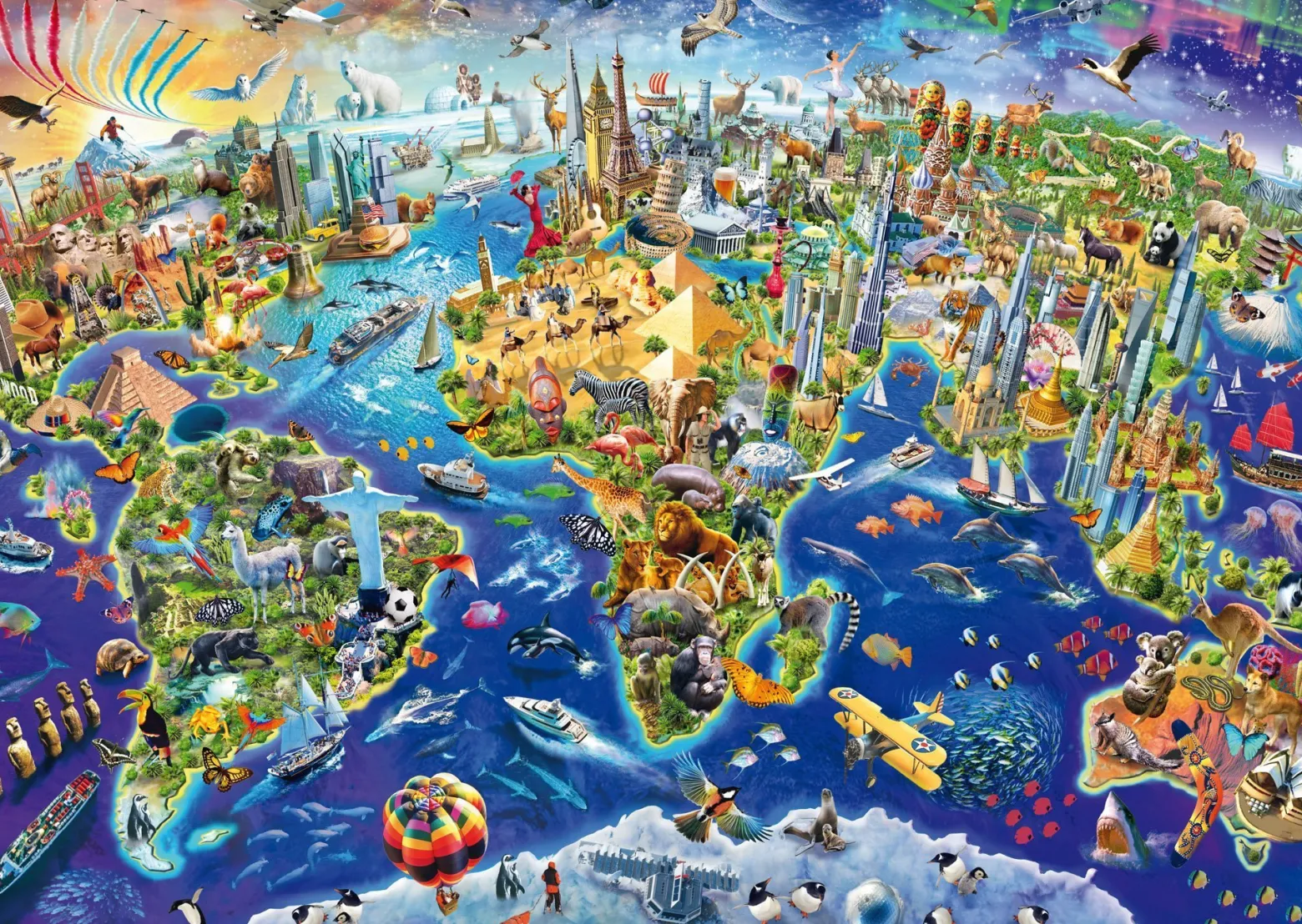 PQ Puzzle 1000 el. Odkrywanie świata