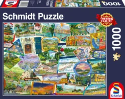 PQ Puzzle 1000 el. Pamiątki z podróży