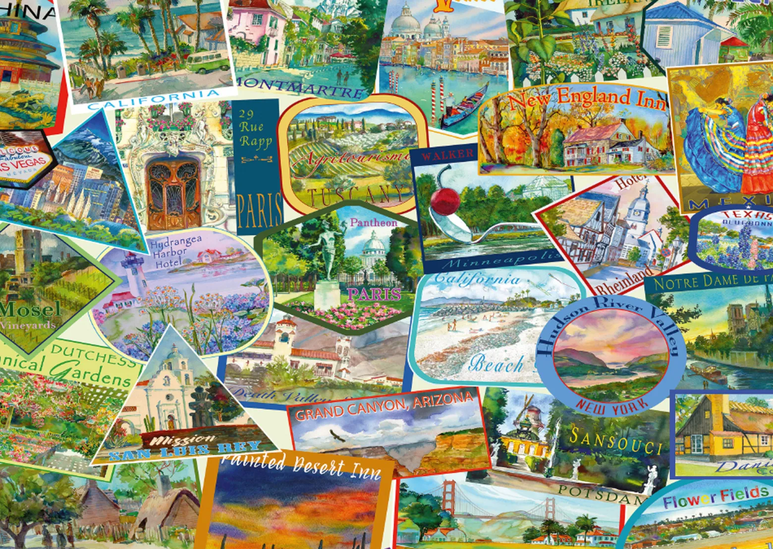 PQ Puzzle 1000 el. Pamiątki z podróży