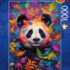 PQ Puzzle 1000 el. Panda w kolorowym lesie
