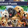 PQ Puzzle 500 el. Psy robią selfie