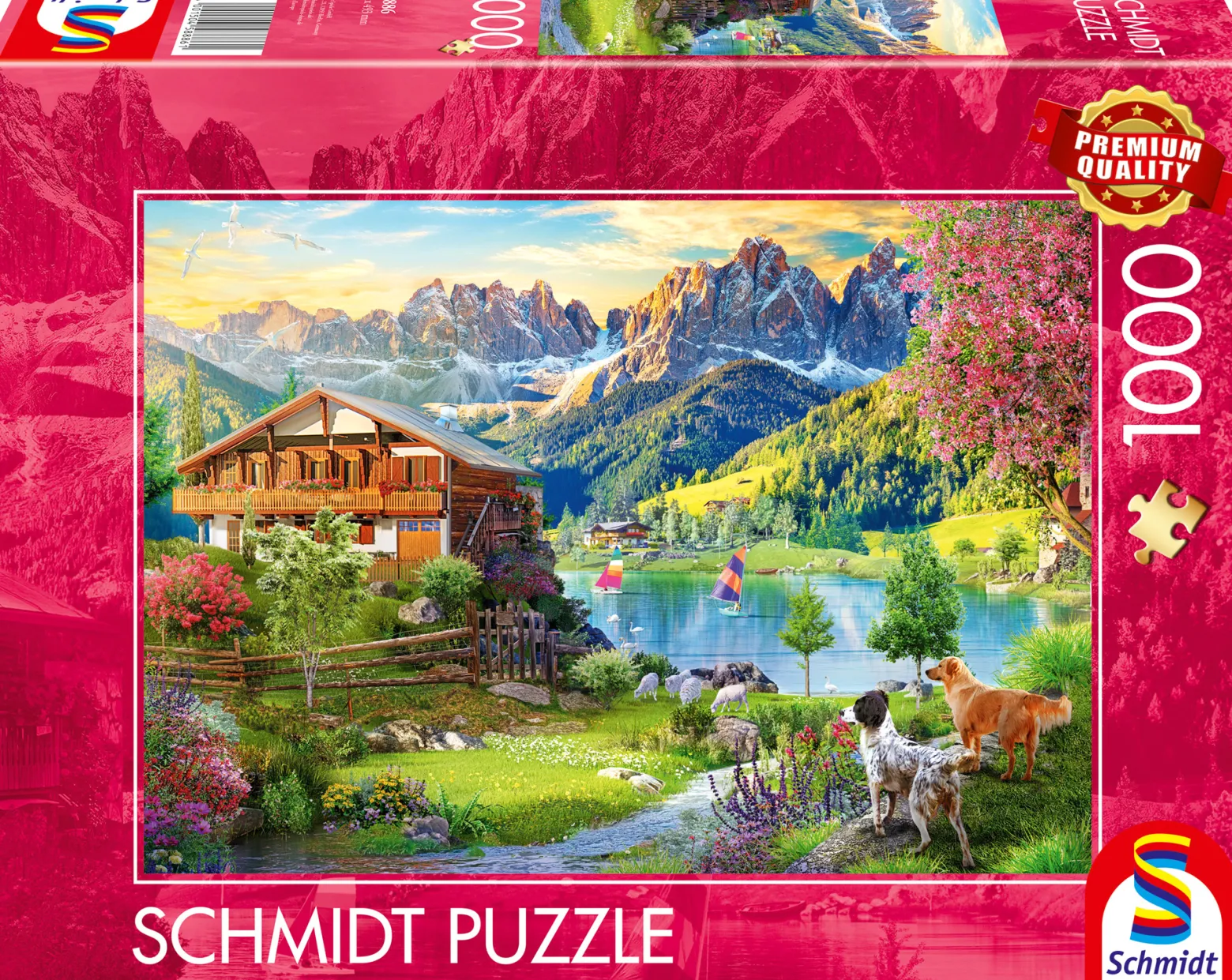 PQ Puzzle 1000 el. Relaks w Dolomitach