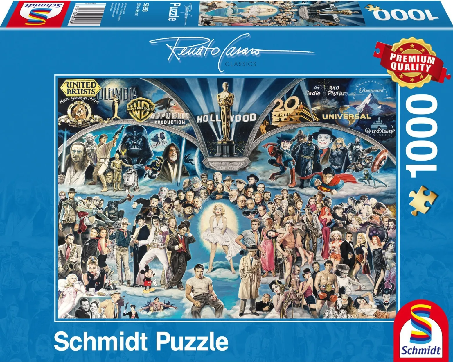 PQ Puzzle 1000 el. RENATO CASARO Hollywood