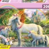 PQ Puzzle 200 el. Rodzina jednorożców