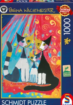 PQ Puzzle 1000 el. ROSINA WACHTMEISTER Szczęśliwa kocia rodzina