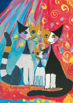 PQ Puzzle 1000 el. ROSINA WACHTMEISTER Szczęśliwa kocia rodzina