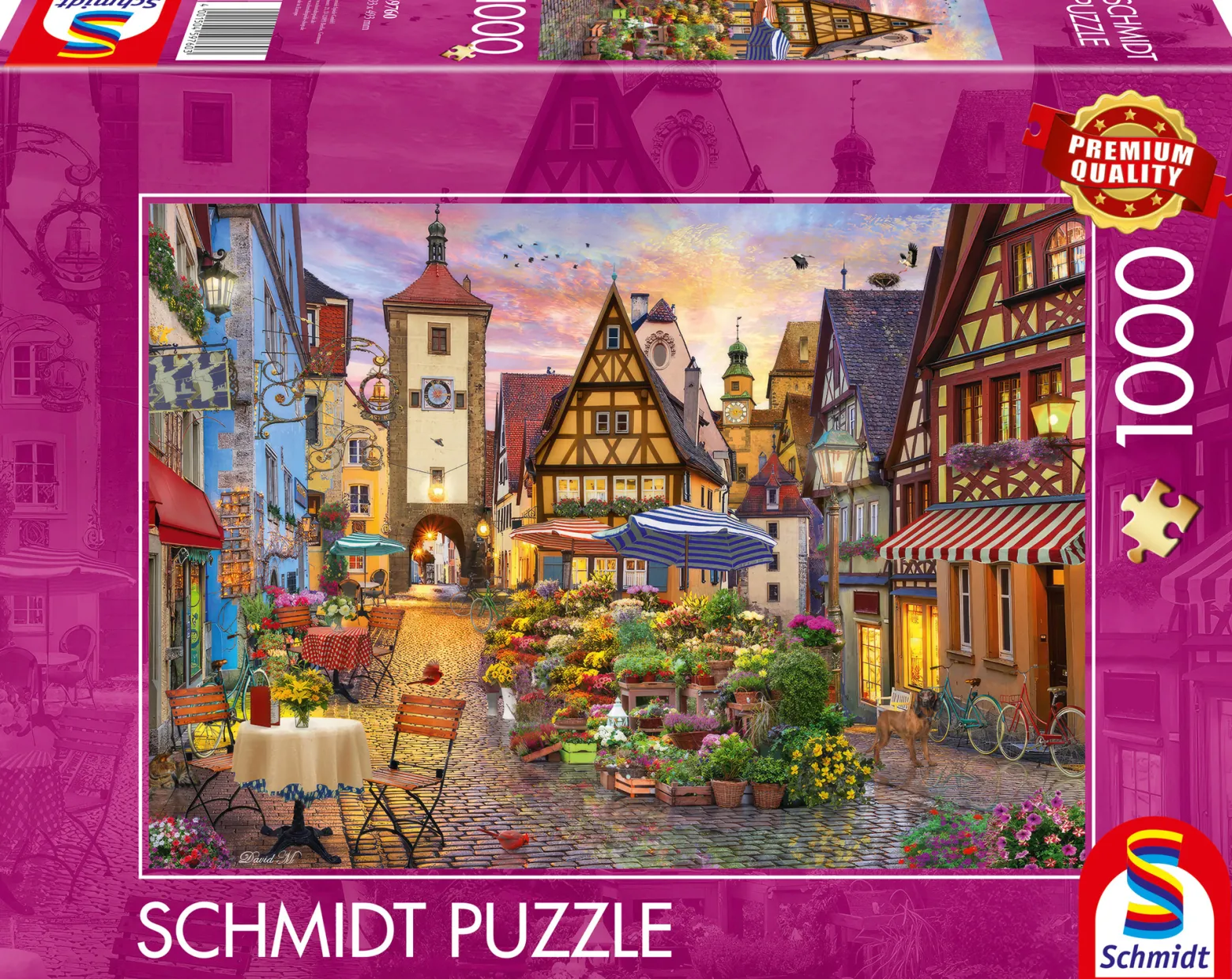 PQ Puzzle 1000 el. Rothenburg ob der Tauber / Bawaria / Niemcy