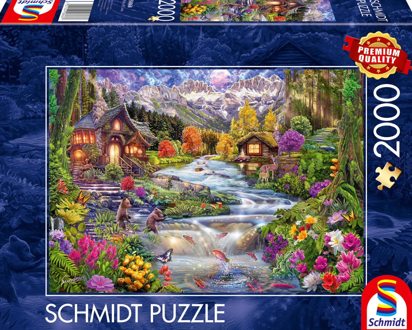 PQ Puzzle 2000 el. Rzeka w górach