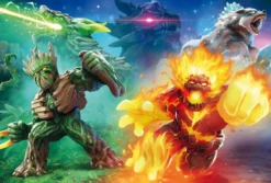 PQ Puzzle 200 el. SCHLEICH / ELDRADOR Wojna światów + figurka