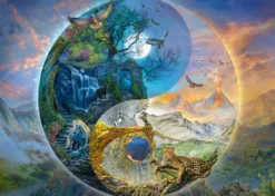 PQ Puzzle 1000 el. SILVIA CHRISTOPH Wszędzie góry (Yin & Yang)